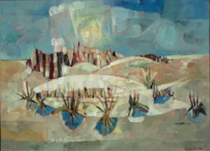 Landscape with White Sands