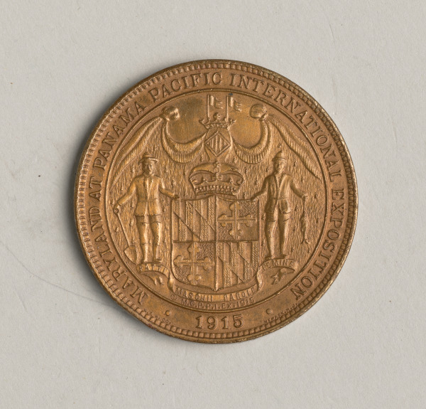 “1915 Maryland Pan Pacific Exposition Medallion” Medal - Image 2