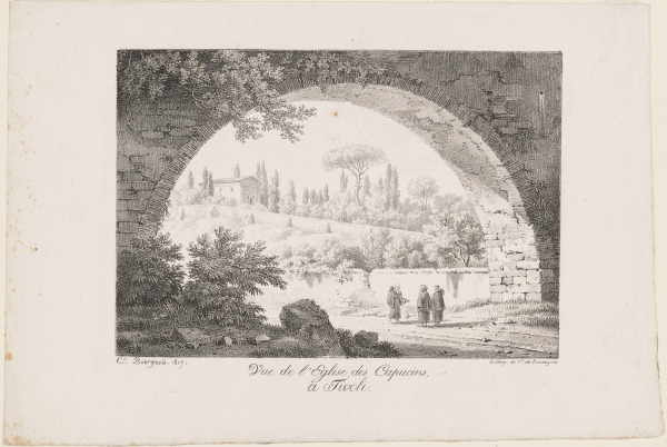Vue de L’Eglise des Capucins, à Tivoli - Image 1
