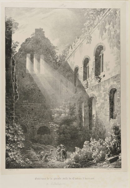 Enterieur de la Grande Salle du Chateau D’Harcourt, Lillebonne - Image 4