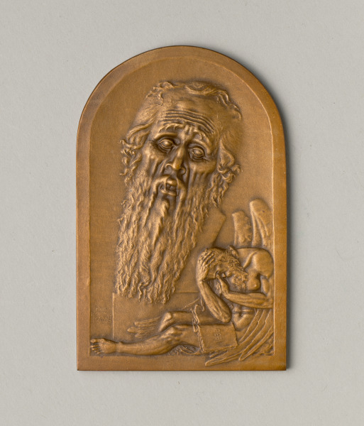 "HEAD OF JEREMIAH" PLAQUETTE