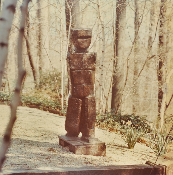 Wotruba, Walking Man. Photograph taken in The Wurtzburger Sculpture Garden (original site, Timberlane) - Image 2