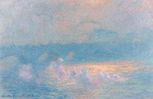 Waterloo Bridge, Sunlight Effect with Smoke