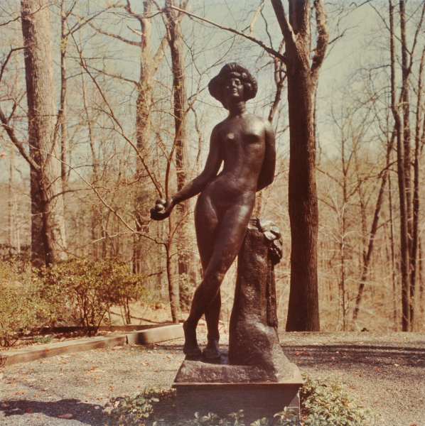 Bourdelle, Fruit. Photograph taken in The Wurtzburger Sculpture Garden (original site, Timberlane) - Image 3