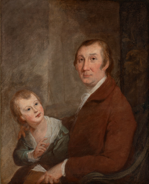 William Smith with His Grandson, Josias Carvil Hall - Image 1