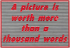 Untitled (A picture is worth more than a thousand words)