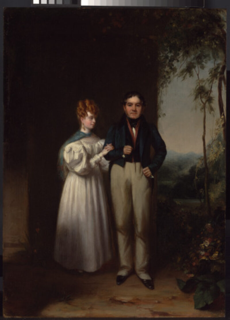 JEREMIAH HOFFMAN AND HIS DAUGHTER, HARRIET EMILY HOFFMAN