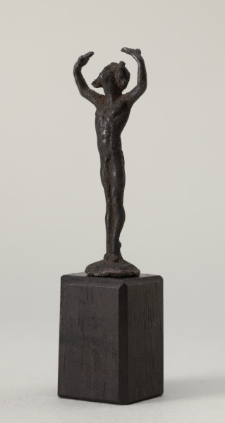 Male Figure, Arms Over Head, Rounded - Image 2
