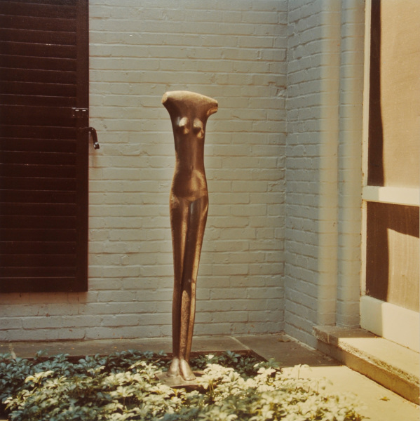 Giacometti, Headlees Figure of a Young Girl. Photograph taken in The Wurtzburger Sculpture Garden (original site, Timberlane) - Image 4