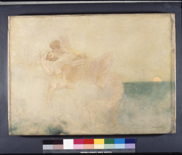 SKETCH FOR BEDROOM CEILING IN W. H. VANDERBILT'S HOUSE