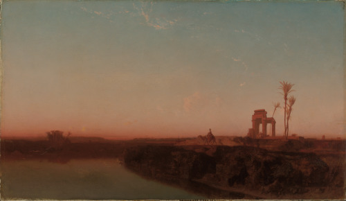 Afterglow on the Banks of the Nile