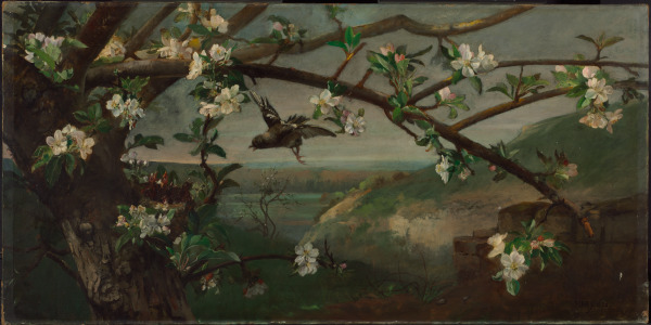 NESTLINGS AMID THE BLOSSOMS
