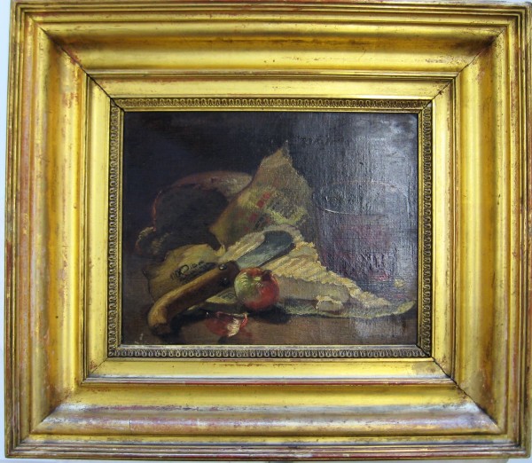 Still Life with Knife and Cheese