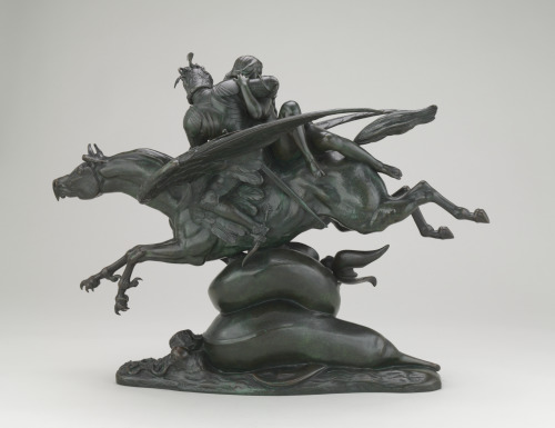 Angélique et Roger montés sur l’hippogriffe (bouche fermé, seconde version) - Image 3