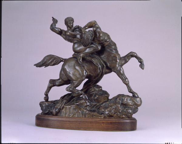 THESEUS STRUGGLING WITH THE CENTAUR BIENOR (SKETCH)