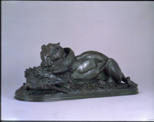 Tiger Devouring a Gavial (first reduction)