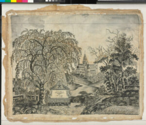 Printwork Mourning Embroidery “IN MEMORY of A Tender and Beloved FATHER”