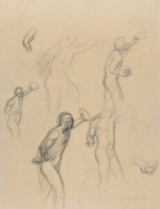Sketch for the painting ‘Bacchus and Ariadne’