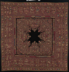 Embroidered Pictorial Shawl (Amlikar)