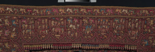 Embroidered Pictorial Shawl (Amlikar) - Image 62