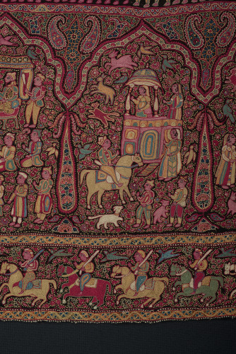 Embroidered Pictorial Shawl (Amlikar) - Image 56