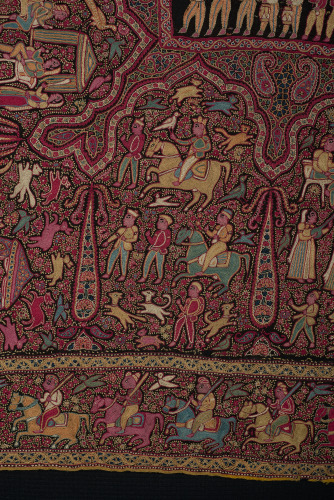 Embroidered Pictorial Shawl (Amlikar) - Image 52
