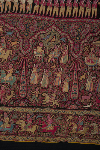 Embroidered Pictorial Shawl (Amlikar) - Image 51