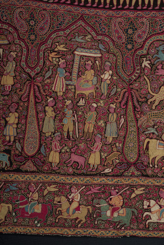 Embroidered Pictorial Shawl (Amlikar) - Image 42