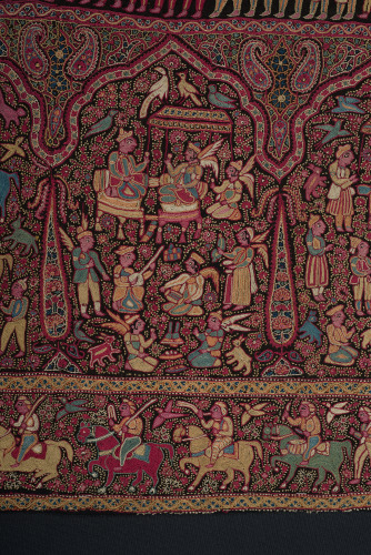 Embroidered Pictorial Shawl (Amlikar) - Image 39