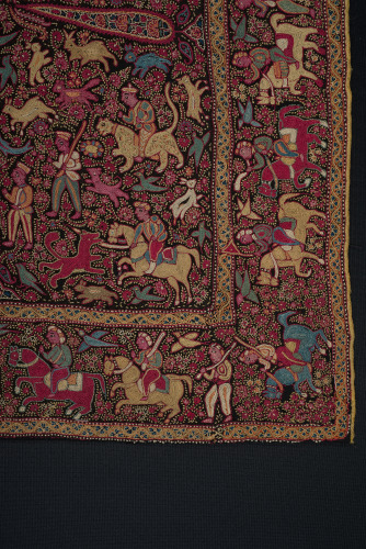 Embroidered Pictorial Shawl (Amlikar) - Image 35