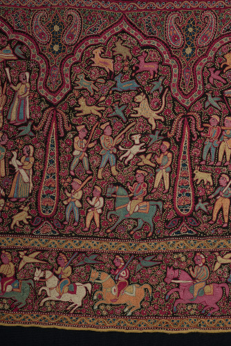 Embroidered Pictorial Shawl (Amlikar) - Image 33