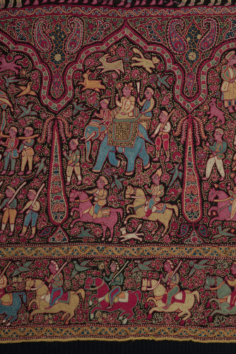 Embroidered Pictorial Shawl (Amlikar) - Image 31