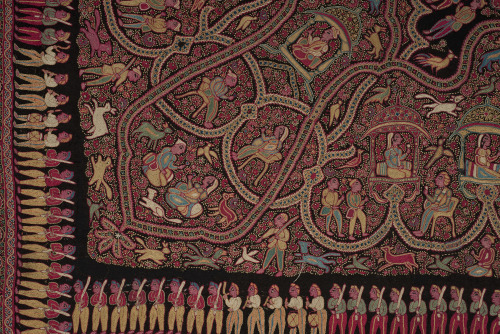 Embroidered Pictorial Shawl (Amlikar) - Image 25