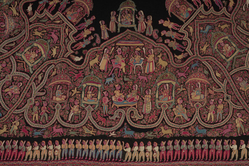 Embroidered Pictorial Shawl (Amlikar) - Image 24