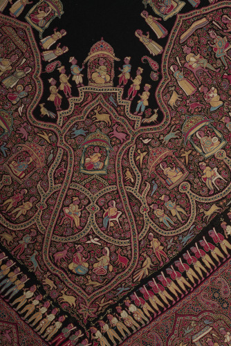 Embroidered Pictorial Shawl (Amlikar) - Image 21