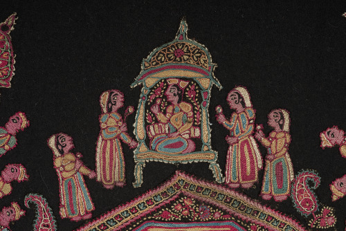Embroidered Pictorial Shawl (Amlikar) - Image 17