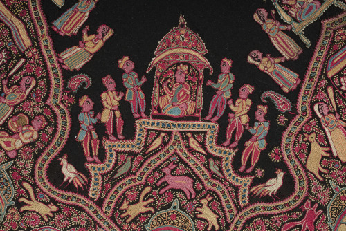 Embroidered Pictorial Shawl (Amlikar) - Image 10