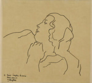 Profile of a Woman (resting head)