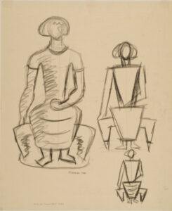 Study for Seated Girl