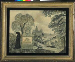 Print Work Mourning Embroidery Dedicated to Henry Hicks