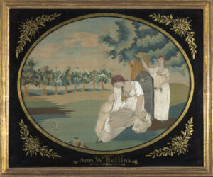 Mourning Embroidery Dedicated to Daniel Rollins