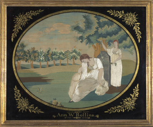 Mourning Embroidery Dedicated to Daniel Rollins