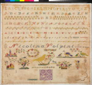 Alphabets, Birds, Buildings, and Other Motifs