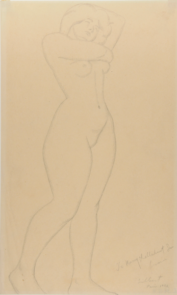 Standing Nude with Raised Arms - Image 3