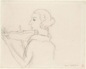 Woman Playing a Violin