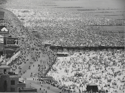 Sunday at Coney Island Beach, New York - Image 2