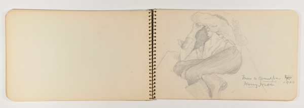 Sketchbook with 18 Drawings. (Scenes of family and friends in summer camp). - Image 52