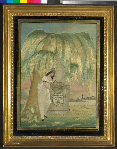 MOURNING EMBROIDERY DEDICATED TO MRS. OLIVE REED