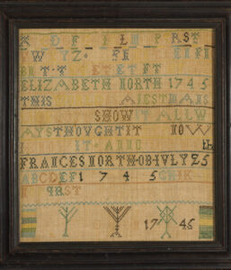 Mourning Sampler for Frances North