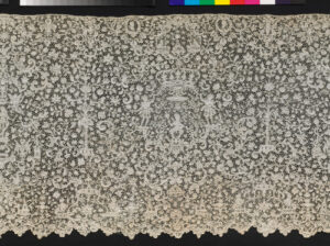 Point de France Needle Lace Furnishing Flounce